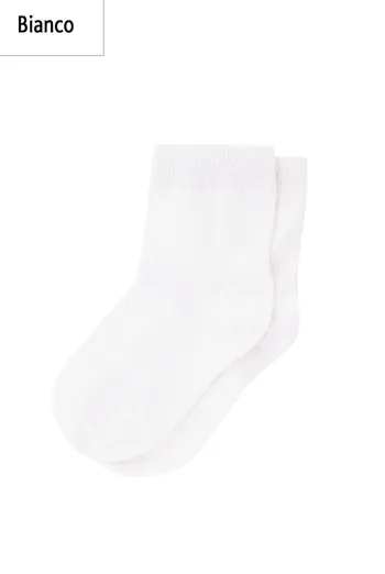 Шкарпетки дитячі класичні однотонні KSL color Giulia (bianco)