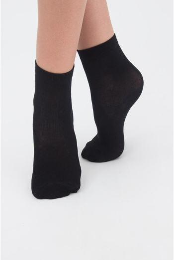 Шкарпетки дитячі класичні однотонні KSL color Giulia (black) Шкарпетки дитячі класичні однотонні KSL color Giulia (black)