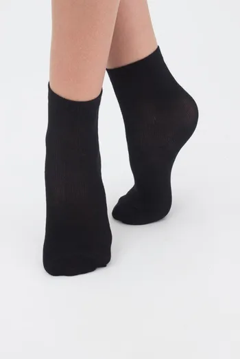 Шкарпетки дитячі класичні однотонні KSL color Giulia (black)