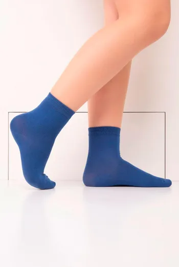 Шкарпетки дитячі класичні однотонні KSL color Giulia (denim) Шкарпетки дитячі класичні однотонні KSL color Giulia (denim)