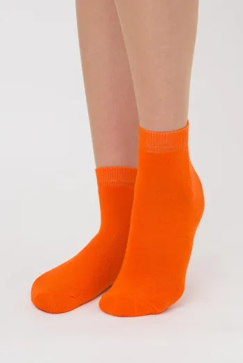 Шкарпетки дитячі класичні однотонні KSL color Giulia (orange)