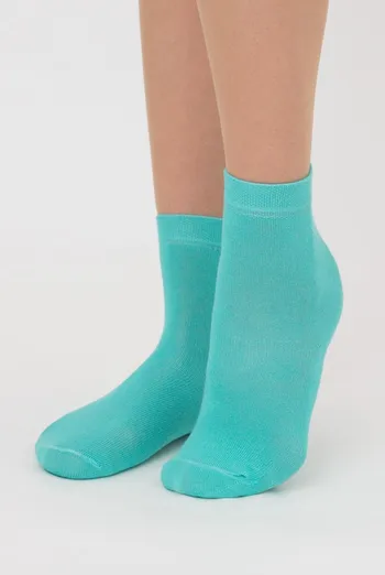 Шкарпетки дитячі класичні однотонні KSL color Giulia (mentol) Шкарпетки дитячі класичні однотонні KSL color Giulia (mentol)
