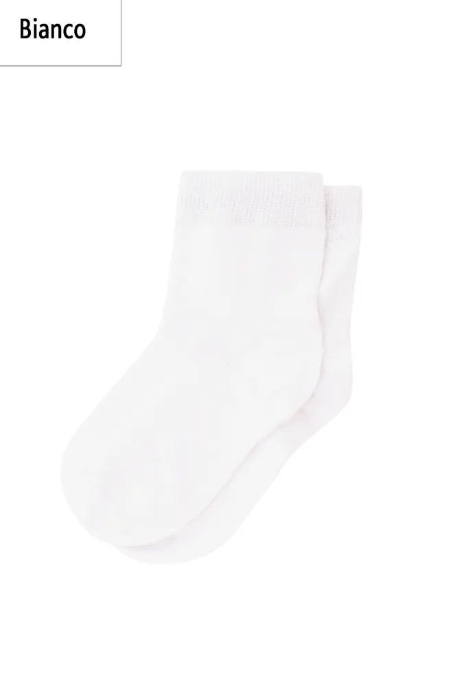 Носки детские классические однотонные KSL color Giulia (bianco)