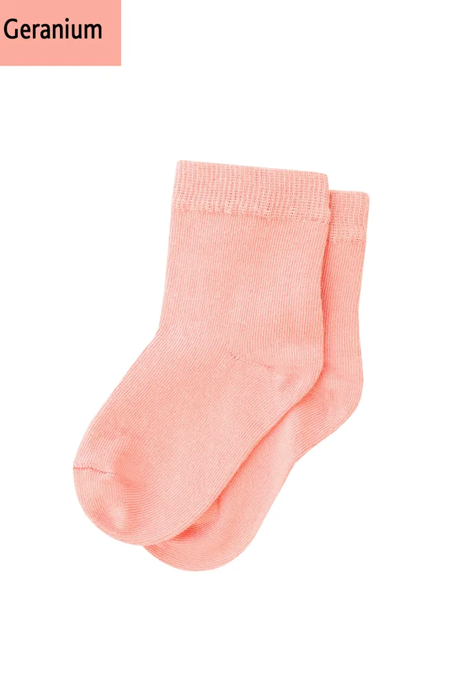 Носки детские классические однотонные KSL color Giulia (geranium)