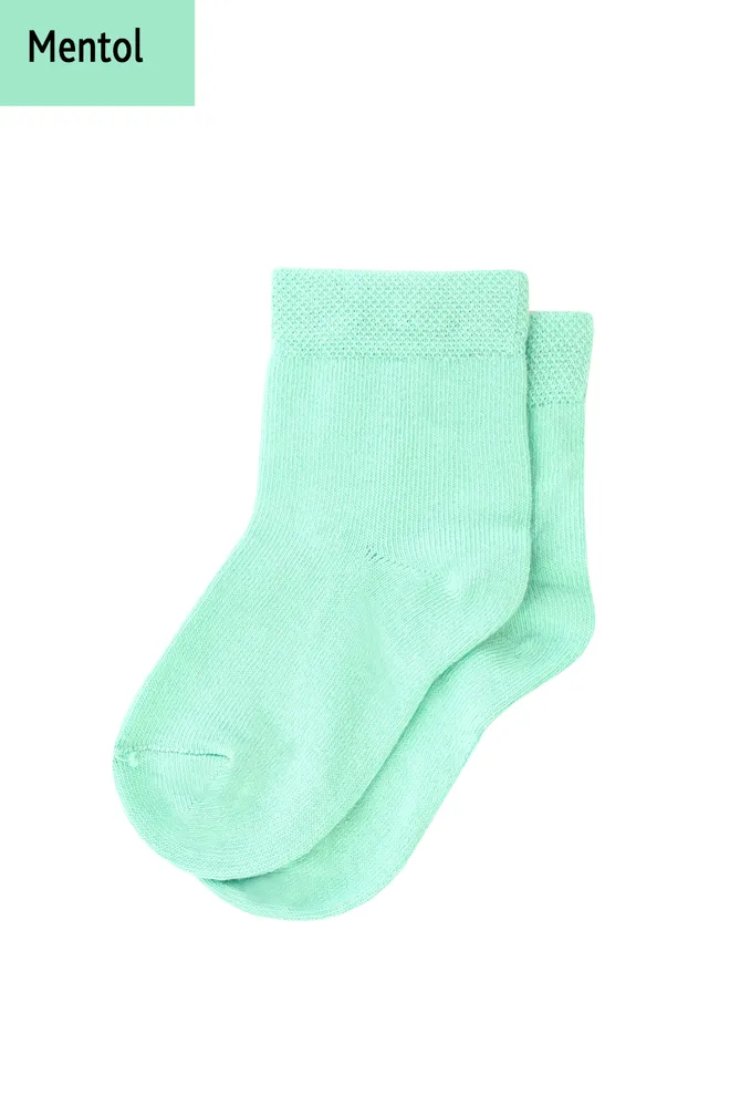 Носки детские классические однотонные KSL color Giulia (mentol)