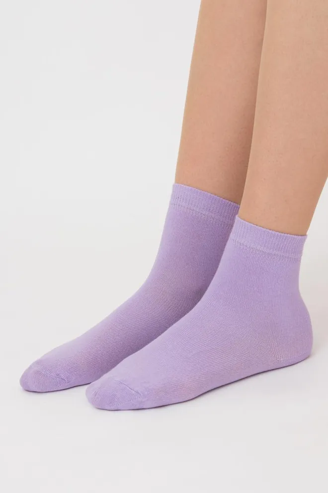 Носки детские классические однотонные KSL color Giulia (lilac)