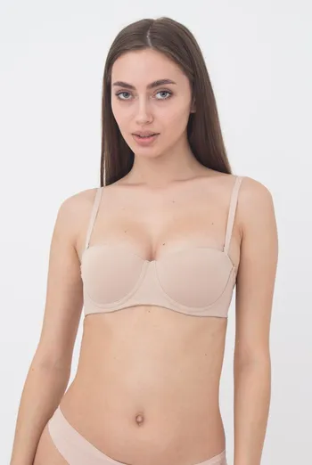 Жіночій бюстгальтер балконет L1512a Giulia (бежевий) Жіночій бюстгальтер балконет L1512a Giulia (бежевий)