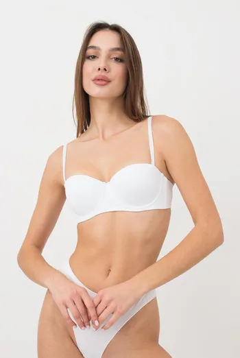 Жіночій бюстгальтер балконет L1512a Giulia (білий) Жіночій бюстгальтер балконет L1512a Giulia (білий)