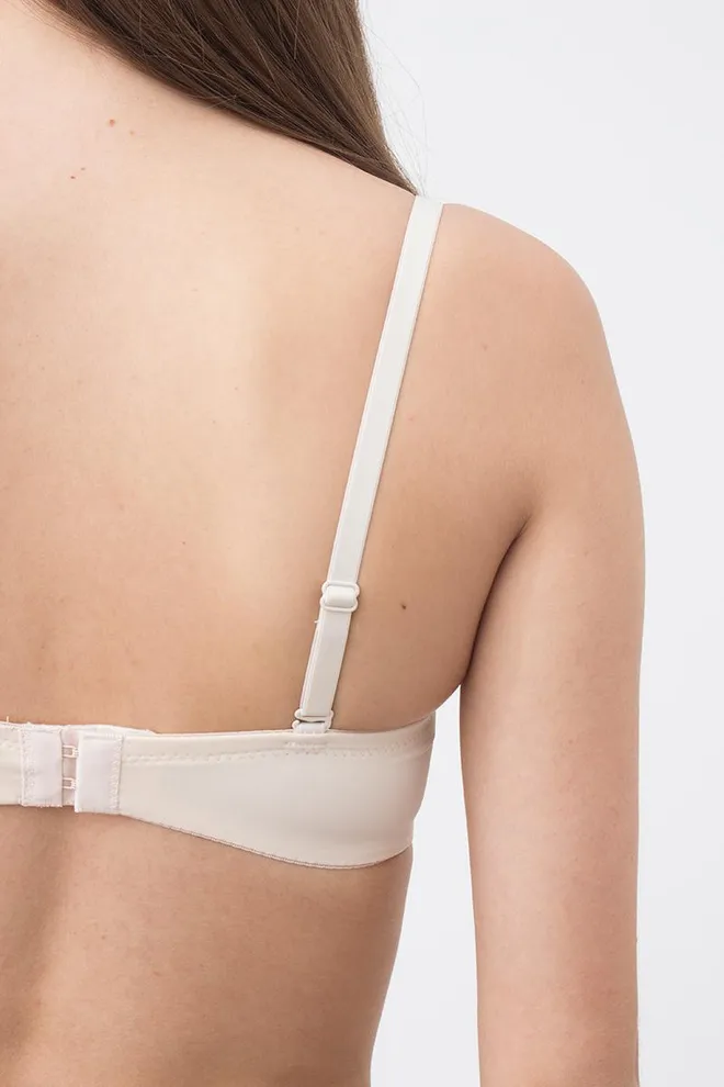 Жіночій бюстгальтер балконет L1512a Giulia (ПЕРЛИННИЙ)