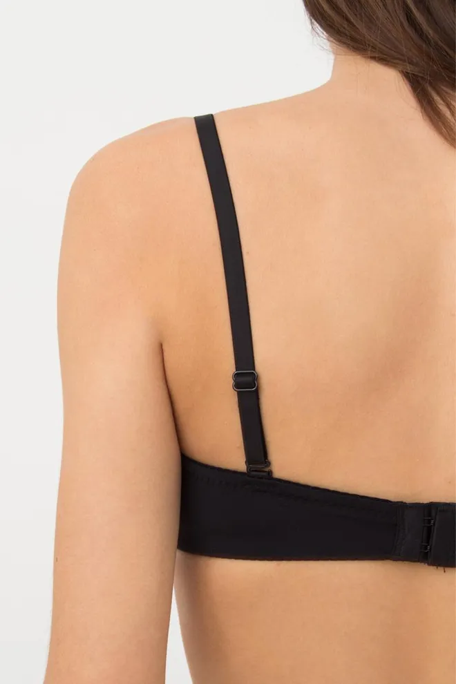 Жіночій бюстгальтер балконет L1512a Giulia (чорний)