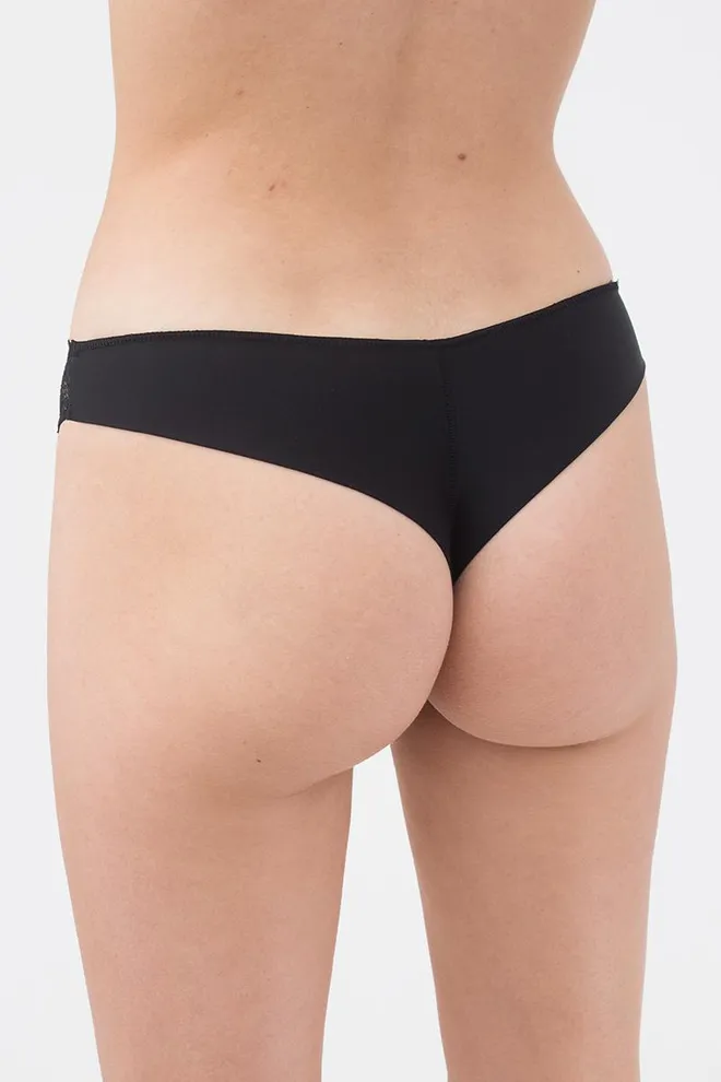 Жіночі мереживні труси бразиліана L5127br-m Giulia (черный)