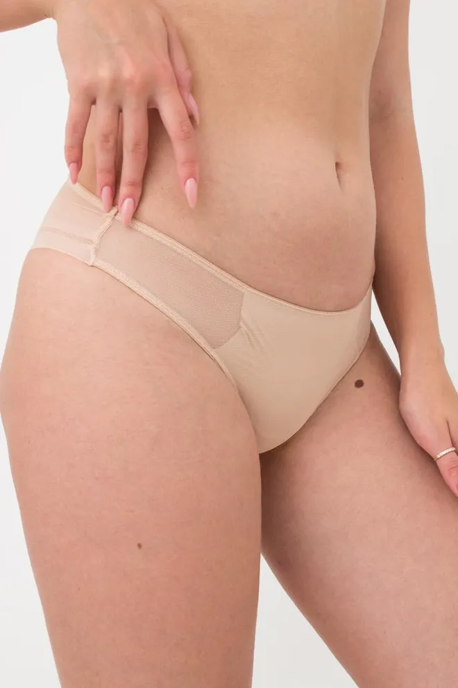 Жіночі трусики бразиліана L5135BR-M Giulia (бежевий)