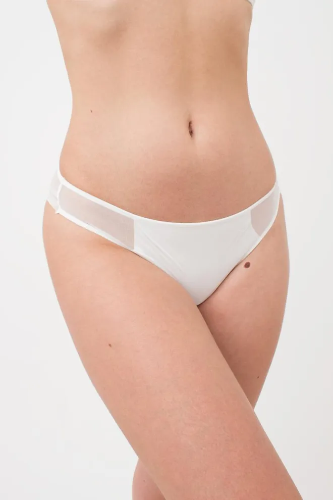Жіночі трусики бразиліана L5135BR-M Giulia (білий)
