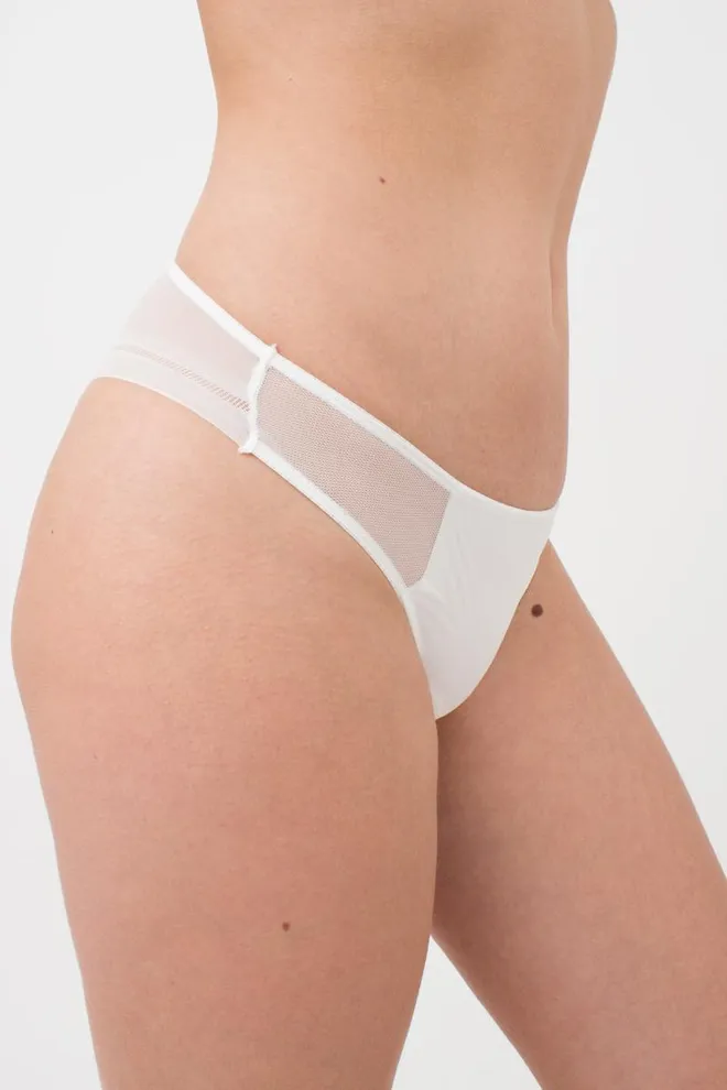 Жіночі трусики бразиліана L5135BR-M Giulia (білий)