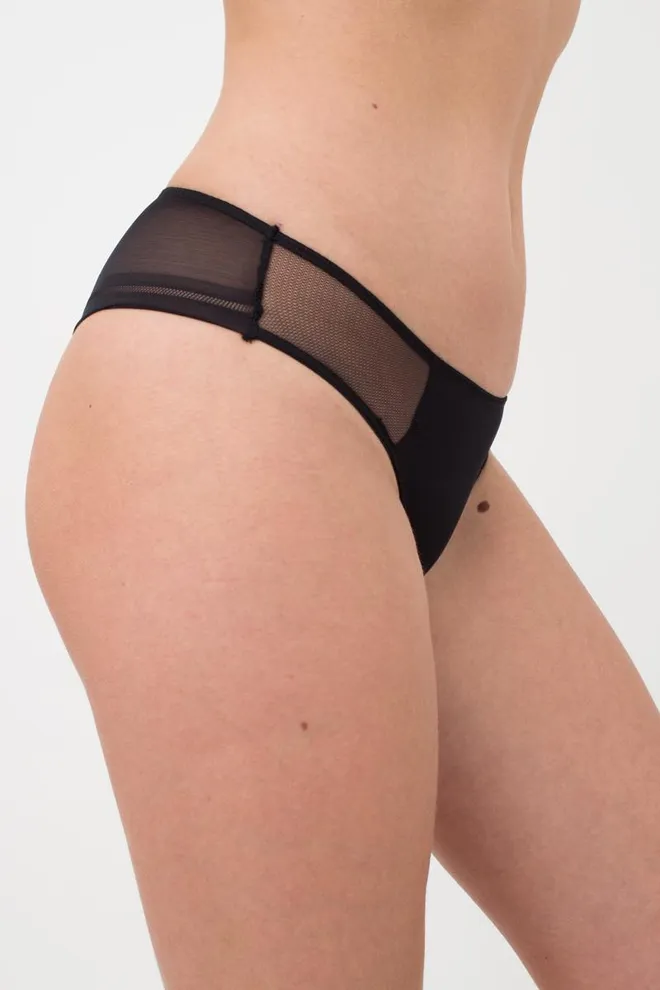 Жіночі трусики бразиліана L5135BR-M Giulia (чорний)