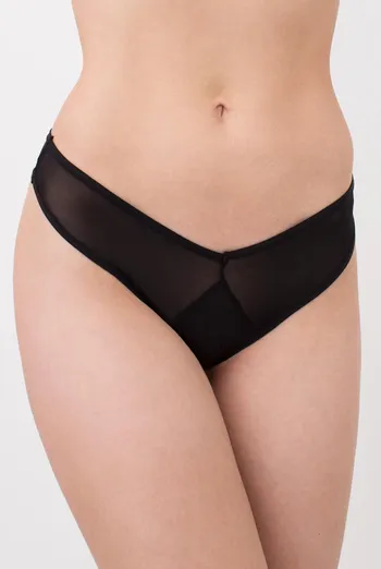 Женские трусы стринги в сеточку L5153S-M Giulia (черный) Женские трусы стринги в сеточку L5153S-M Giulia (черный)