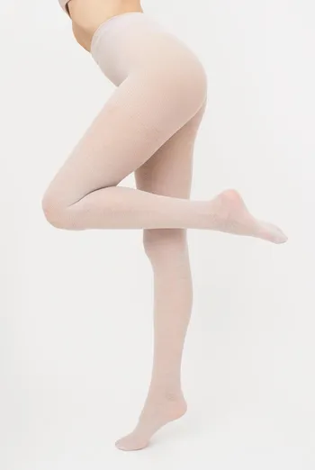 Теплые хлопковые колготки с узором Lacery 60 den model 3 Giulia (moonlight), бежевый Теплые хлопковые колготки с узором Lacery 60 den model 3 Giulia (moonlight), бежевый