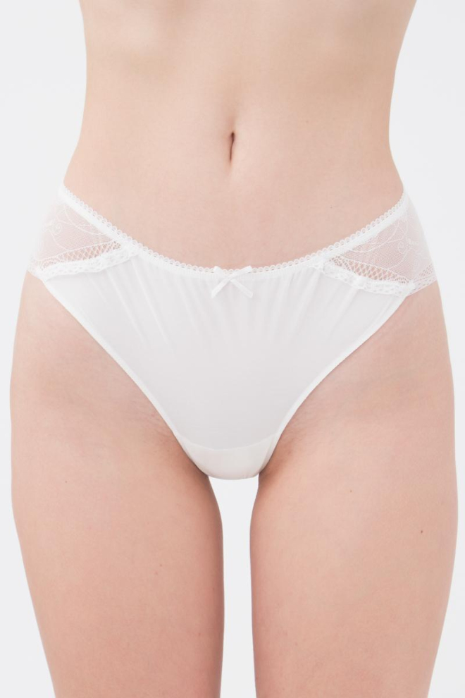 Мереживні труси бразиліана Lara 2204/02 Giulia (whisper white)