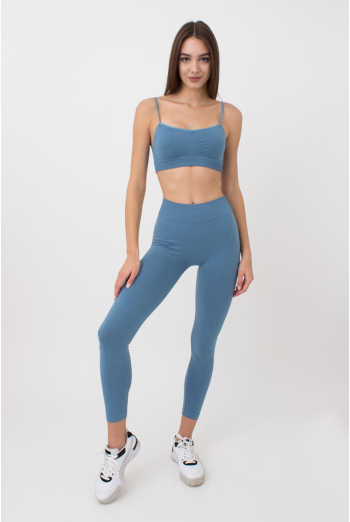 Бесшовные леггинсы из микрофибры LEGGINGS Giulia (spring lake), голубой Бесшовные леггинсы из микрофибры LEGGINGS Giulia (spring lake), голубой