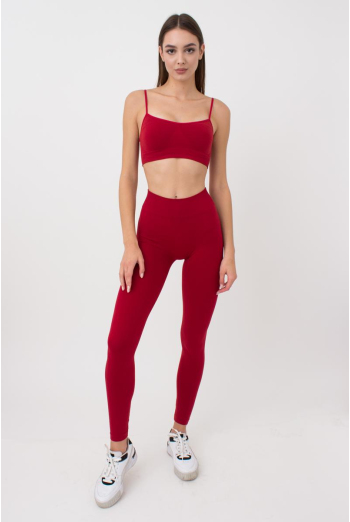 Бесшовные леггинсы из микрофибры LEGGINGS Giulia (winery), бордовый Бесшовные леггинсы из микрофибры LEGGINGS Giulia (winery), бордовый