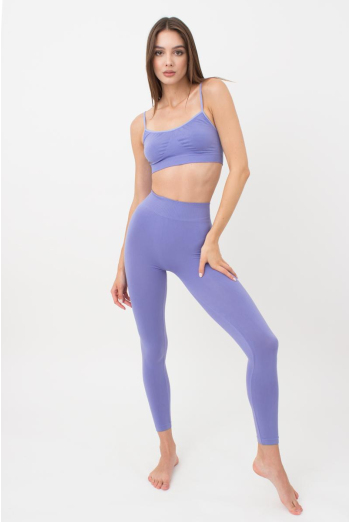 Безшовні легінси з мікрофібри LEGGINGS Giulia (very peri), фіолетовий