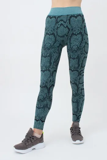 Легінси з анімалістичним принтом LEGGINGS ANIMAL MELANGE 02 Giulia (harbor blue), блакитний Легінси з анімалістичним принтом LEGGINGS ANIMAL MELANGE 02 Giulia (harbor blue), блакитний