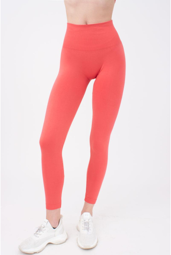 Спортивні безшовні легінси LEGGINGS ENERGY Giulia (burnt coral), помаранчевий