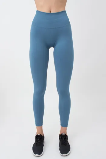 Спортивні безшовні легінси LEGGINGS ENERGY Giulia (spring lake), блакитний