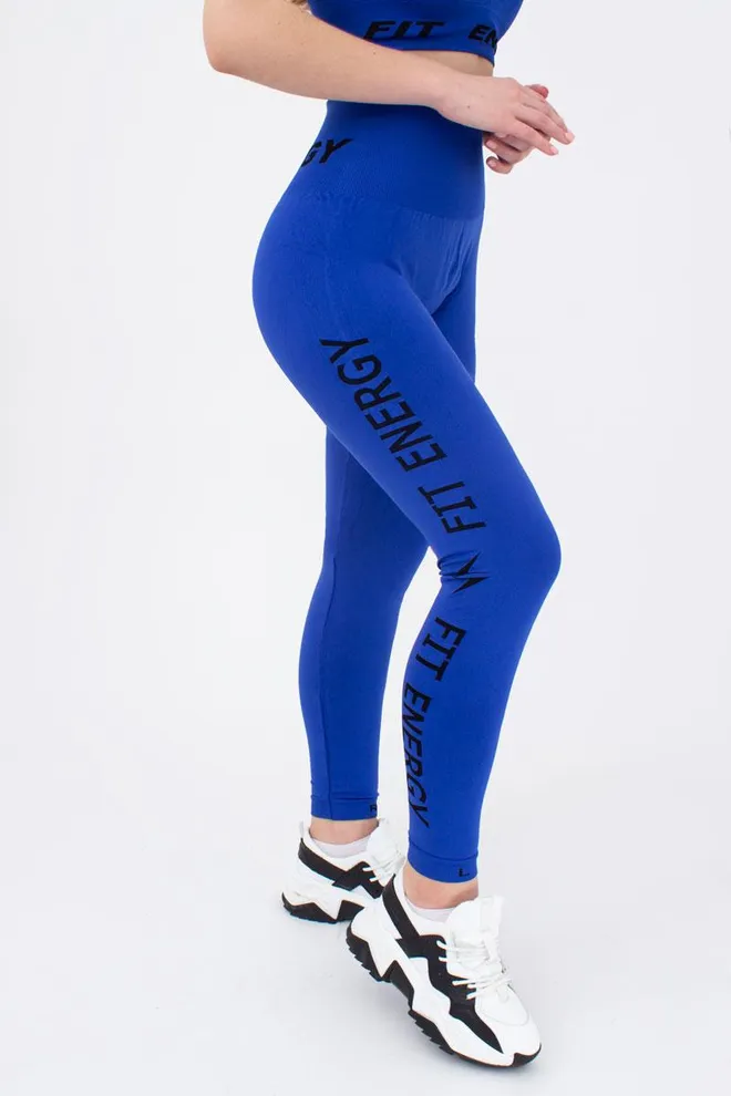 Леггинсы спортивные Leggins fit energy Giulia (bright blue)