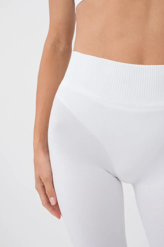 Безшовні легінси з мікрофібри LEGGINGS Giulia (bianco), білий