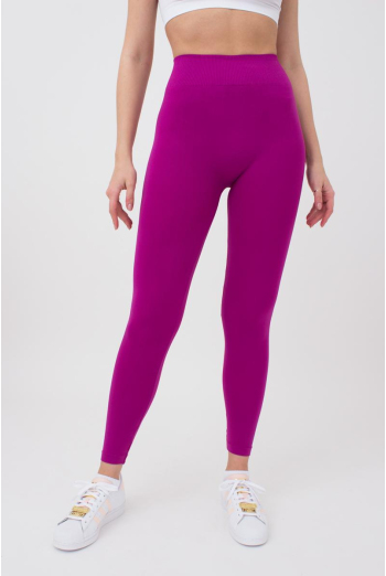 Безшовні легінси з мікрофібри LEGGINGS Giulia (dahlia), фіолетовий