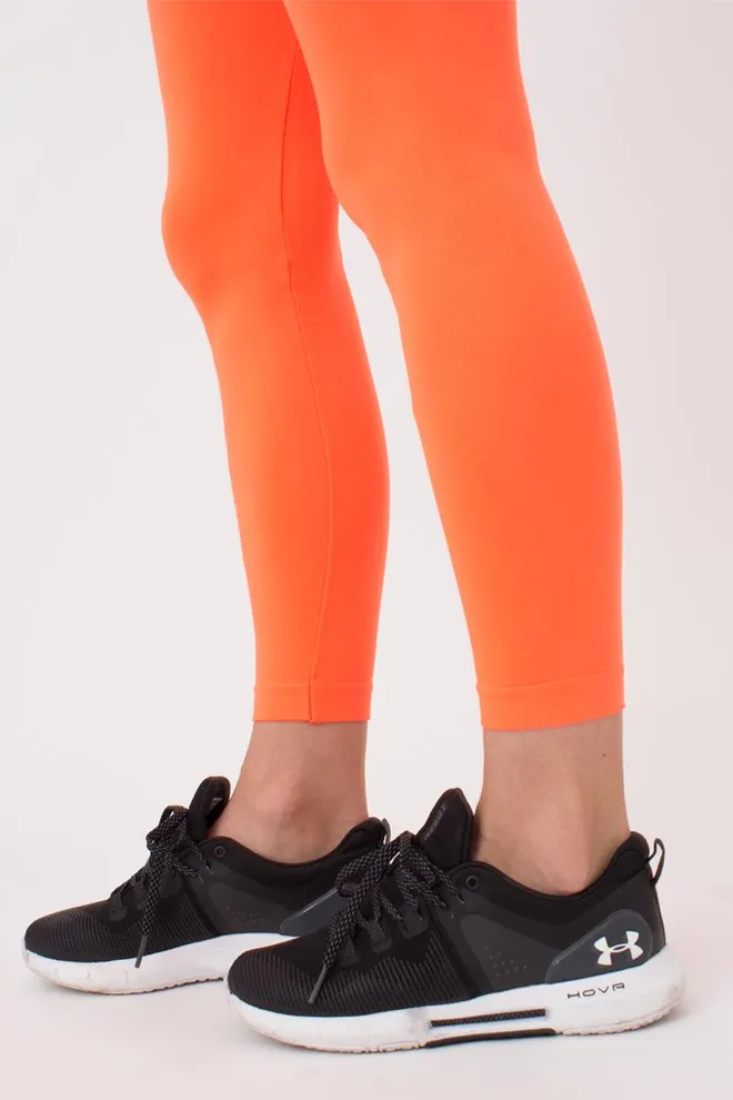 Безшовні легінси з мікрофібри LEGGINGS Giulia (orange neon), помаранчевий