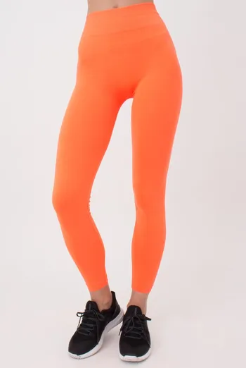 Безшовні легінси з мікрофібри LEGGINGS Giulia (orange neon), помаранчевий Безшовні легінси з мікрофібри LEGGINGS Giulia (orange neon), помаранчевий