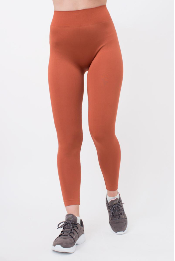Безшовні спортивні легінси з мікрофібри LEGGINGS 02 Giulia (burnt sienna), помаранчевий