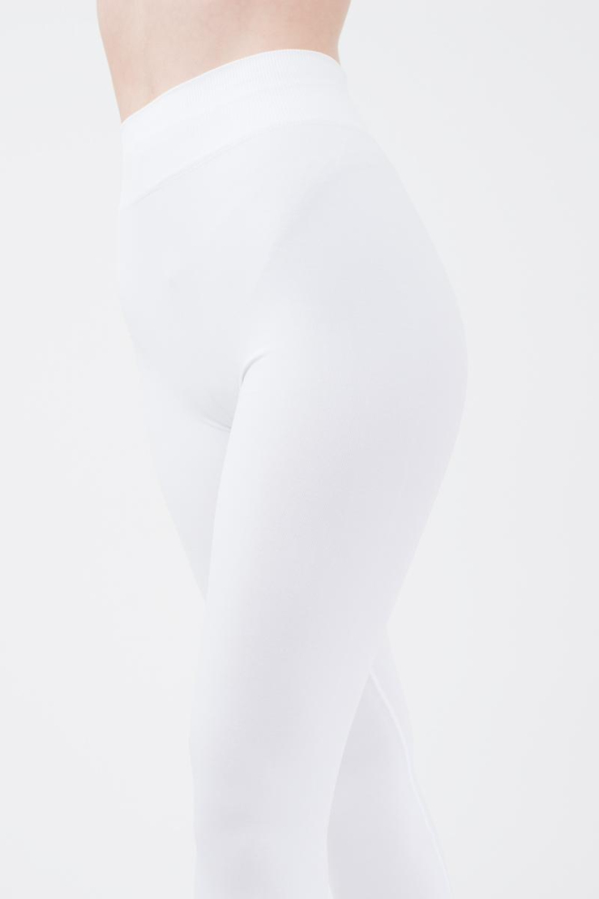 Безшовні спортивні легінси з мікрофібри LEGGINGS 02 Giulia (bianco), білий