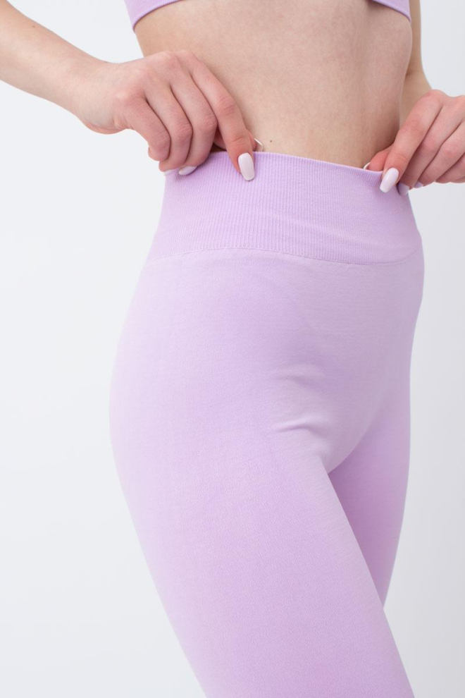 Бесшовные спортивные леггинсы из микрофибры LEGGINGS 02 Giulia (orchid bloom), фиолетовый