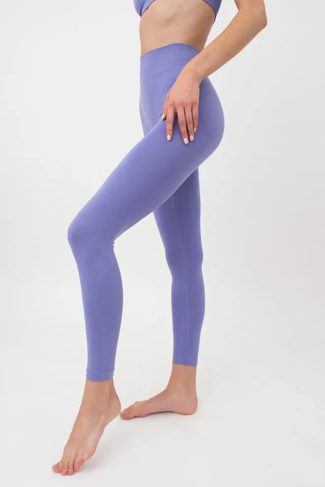 Безшовні спортивні легінси з мікрофібри LEGGINGS 02 Giulia (very peri), фіолетовий
