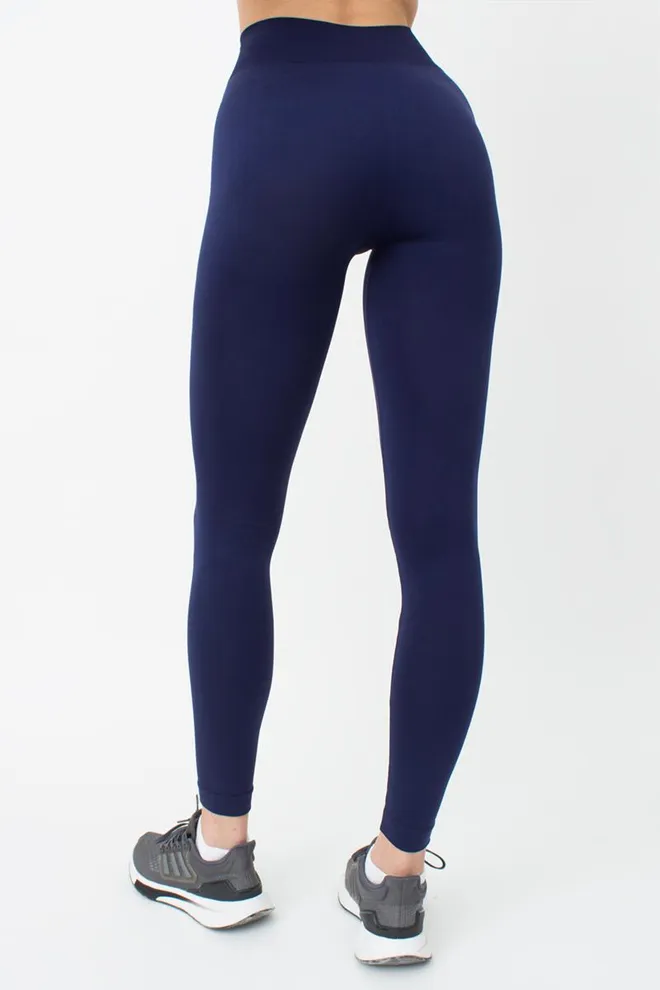 Безшовні спортивні легінси з мікрофібри LEGGINGS 02 Giulia (rhodonite), синій