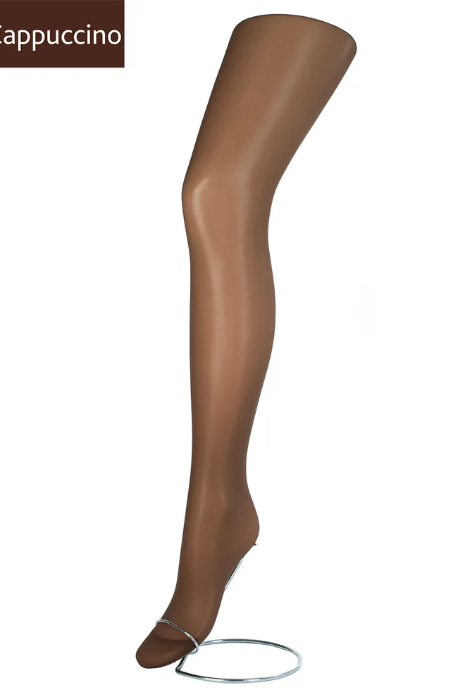 Классические колготки с шортиками Like 40 den Giulia (cappuccino), коричневый
