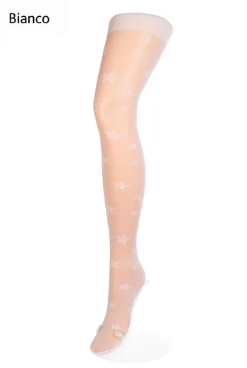 Lina 20 model 2 Дитячі колготки з малюнком TM GIULIA  (bianco)
