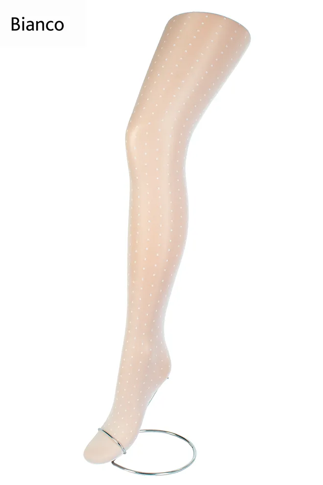 LINA 20 model 5 Дитячі колготки в дрібний горошок ТМ GIULIA  (bianco)