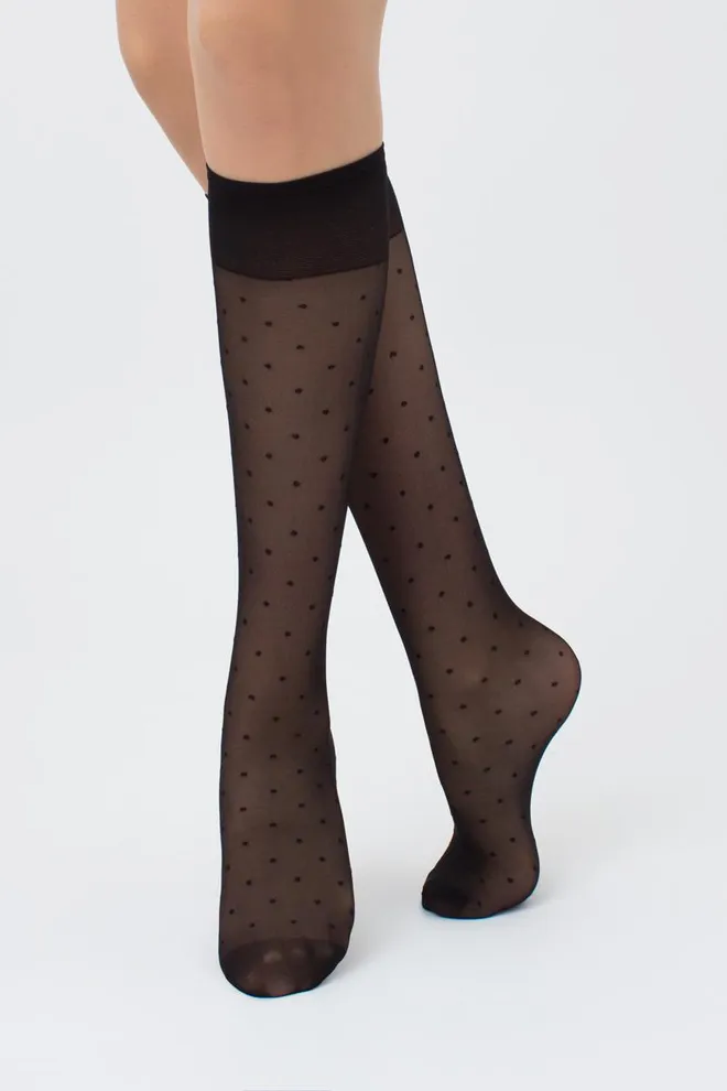 Детские гольфы c рисунком LNG-04 gambaletto (nero)