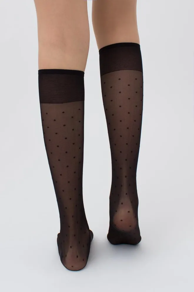 Детские гольфы c рисунком LNG-04 gambaletto (nero)