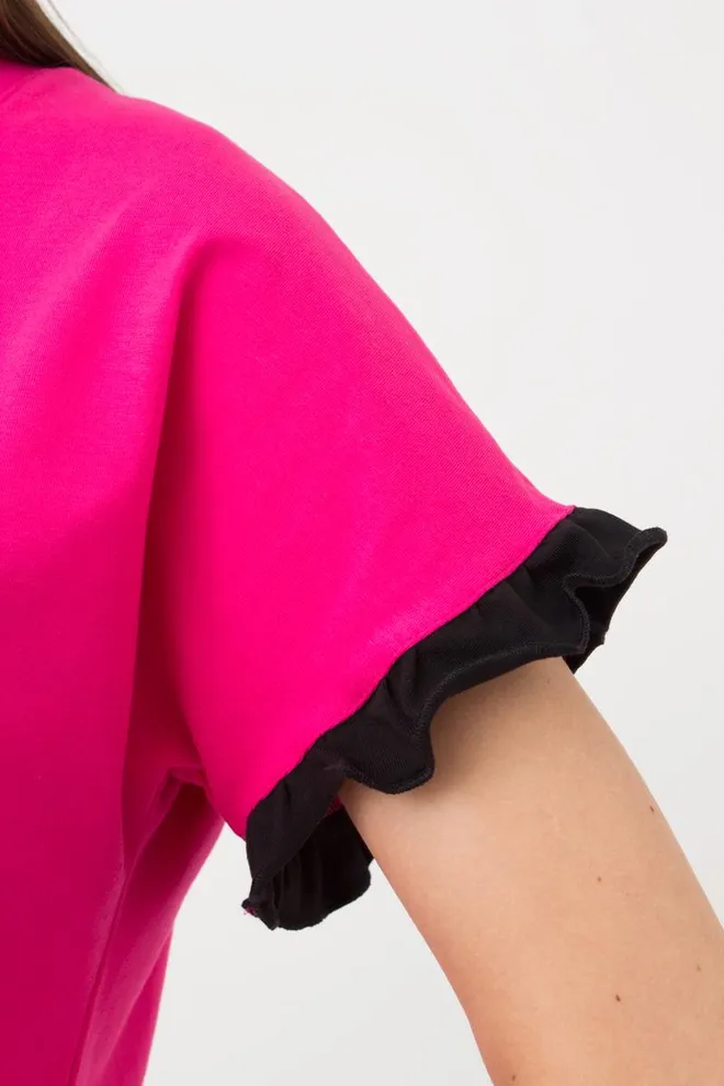 Женская хлопковая пижама Love Yourself 6120/010 Giulia (pink/black)