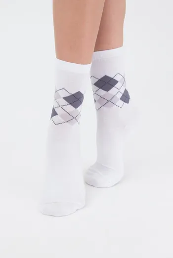 Шкарпетки жіночі класичні LSL comfort-01 Giulia (bianco)