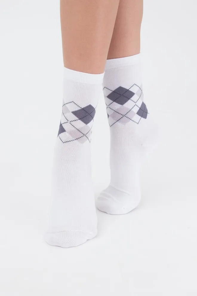 Шкарпетки жіночі класичні LSL comfort-01 Giulia (bianco)