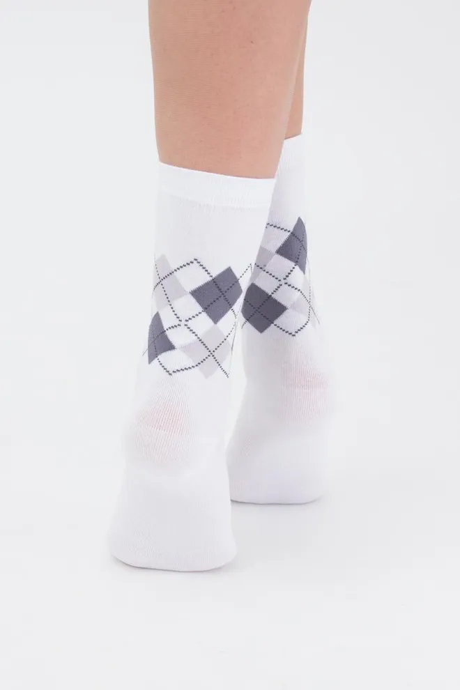 Шкарпетки жіночі класичні LSL comfort-01 Giulia (bianco)