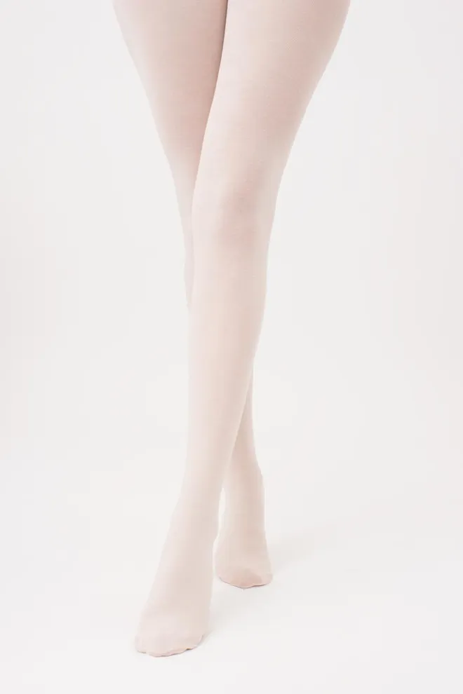 Теплі бавовняні колготки Lucky cotton 200 den Giulia (panna)