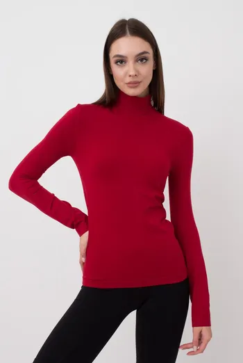 Бесшовная водолазка LUPETTO MANICA LUNGA Giulia (winery), бордовый