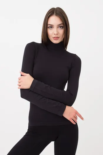 Бесшовная водолазка LUPETTO MANICA LUNGA Giulia (nero), черный Бесшовная водолазка LUPETTO MANICA LUNGA Giulia (nero), черный